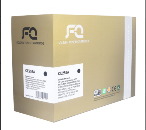 حبر ليزر FQ 55A الذهبي متوافق مع CE255A P3015 أسود