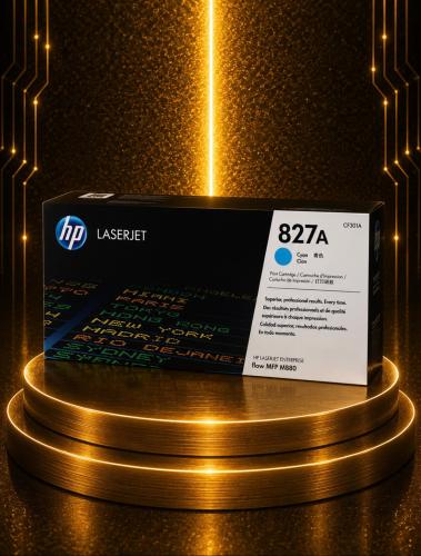 حبر HP 827A سماوي أصلي CF301A لطابعات HP LaserJet...