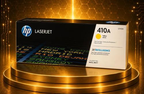 حبر HP 410A أصلي أصفر CF412A لطابعات HP Color Lase...