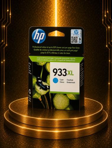 حبر HP 933XL سماوي أصلي CN054AE لطابعات HP OfficeJ...