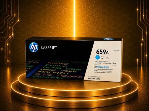 حبر HP 659A أصلي سماوي W2012A لطابعات HP Color Las...