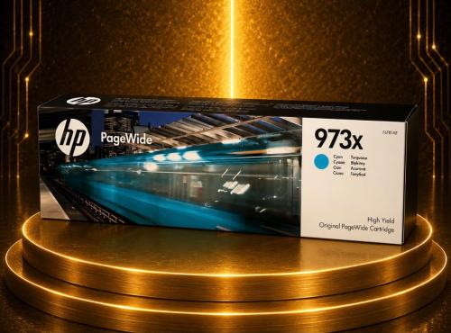 حبر HP PageWide 973X أصلي سماوي F6T81AE لطابعات HP...