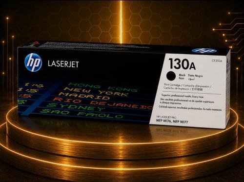 حبر HP 130A أصلي أسود CF350A لطابعات HP Color Lase...