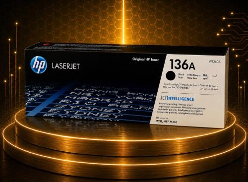 حبر HP 136A أصلي أسود W1360A لطابعات HP LaserJet 1...