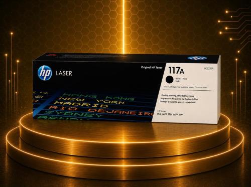 حبر HP 117A أصلي أسود W2070A لطابعات Color Laser 1...