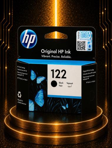 حبر HP 122 أسود أصلي CH561HE لطابعات HP DeskJet وH...