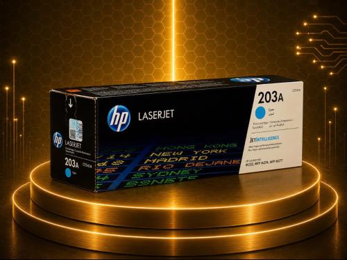 حبر HP 203A أصلي سماوي CF541A لطابعات Color LaserJ...