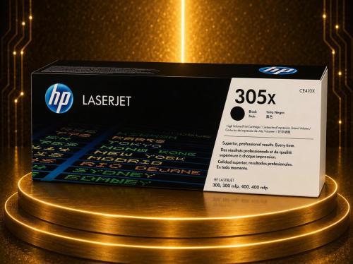 حبر HP 305X أسود أصلي CE410X عالي السعة لطابعات HP...