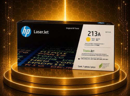 حبر HP 213A أصلي أصفر W2132A لطابعات HP Color Lase...