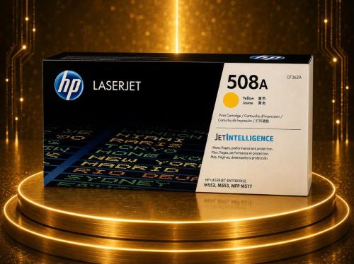 حبر HP 508A أصفر أصلي CF362A لطابعات HP Color Lase...