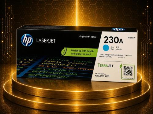 حبر HP 230A سماوي أصلي W2301A لطابعات HP Color Las...