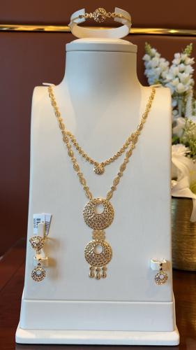 طقم ذهب صافي عيار 22k
