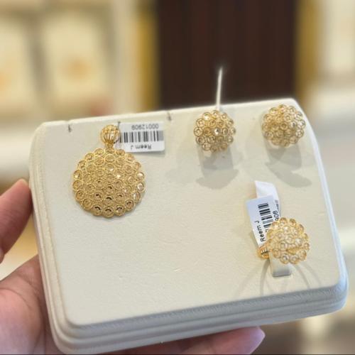 نصف طقم ذهب عيار 21k