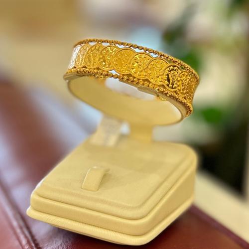 اسوارة جنيهات صف واحد عيار 21k