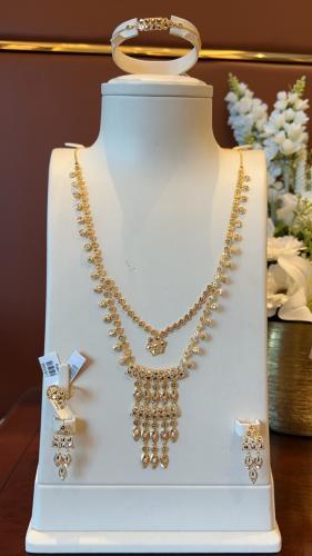 طقم ذهب صافي 22k