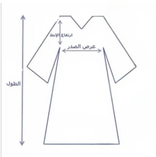 عباية كريب مع ساتان كلوش من الجوانب