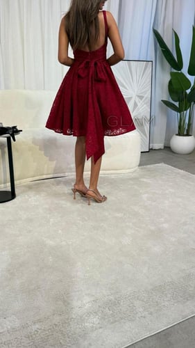 فستان ميني دانتيل