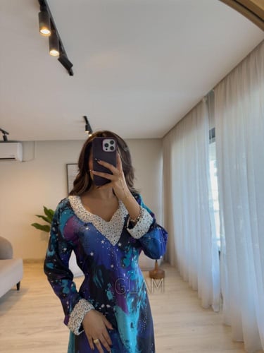 مخور مطبوعة بتطريز