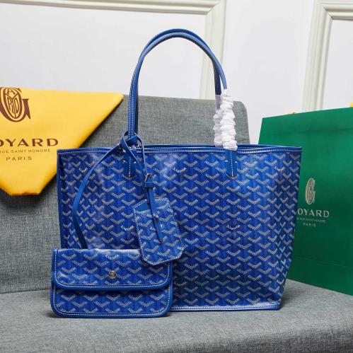 Goyard Saint Louis GM Tote Bag Blue Master Quality