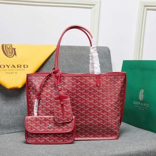 Goyard Saint Louis GM Tote Bag Red Master Quality