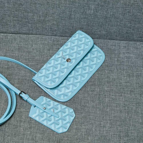 Goyard Saint Louis GM Tote Bag Sky Blue Master Qua...