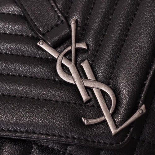 Master QualitySaint Laurent Black Leather Small En...