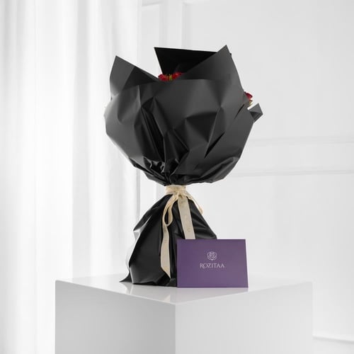 باقة جوهرة التاج الاسود