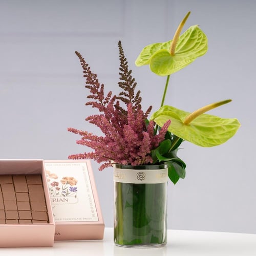 مزهرية النسيم الدافيء مع مكعبات الكراميل من هانوفي...