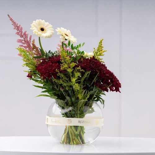 مزهرية تناغم الازهار