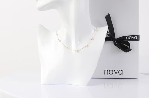 عقد ذهب مرصع باللولو - تشوكر -18