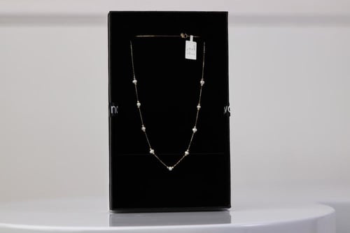 عقد ذهب مرصع باللولو - تشوكر -18