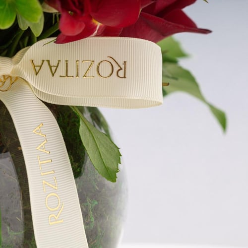 مزهرية الاحمر الراقي