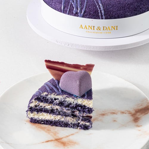 كيك بلو فلفت صغير من اني وداني