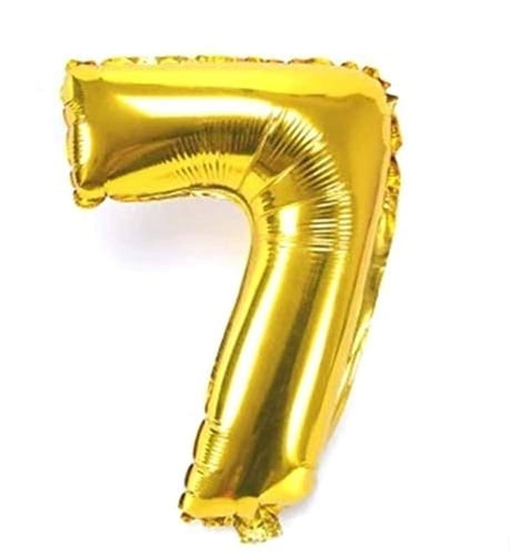 بالونات الارقام الذهبية