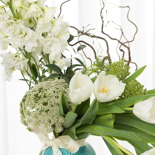 فازة أناقة الغابة البيضاء