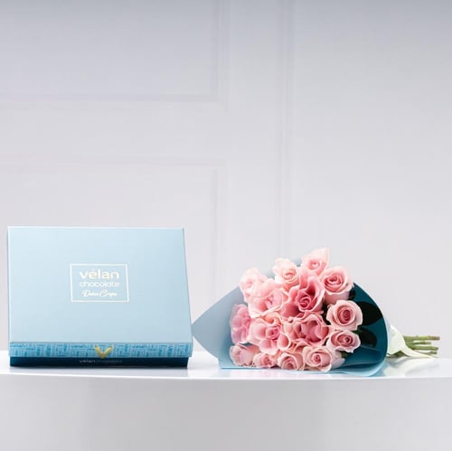 باقة النعومة مع شوكولاتة دولسي كريب من فيلان
