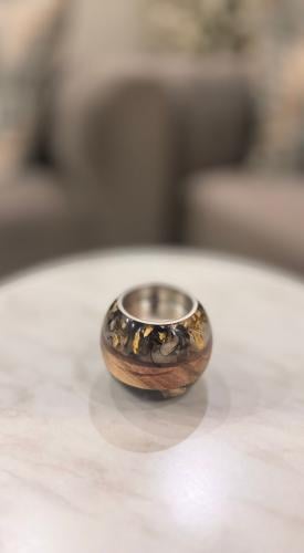 مباخر ريزين على خشب ((صغيره))