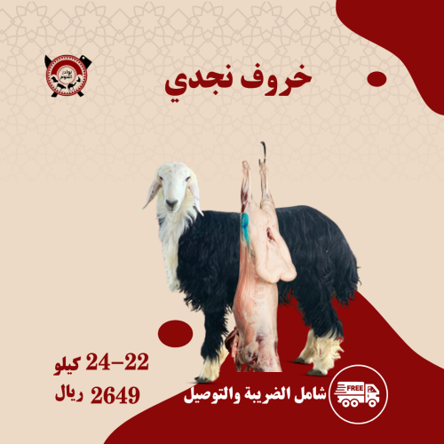 ذبيحة نجدي جبر ( بلدي ) 22 - 24 ك