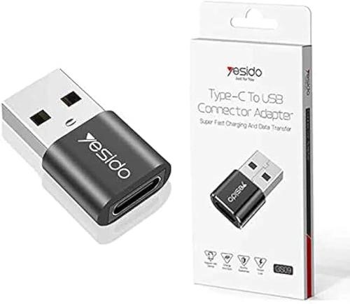 محول Yesido من Type-C إلى USB – شحن سريع ونقل بيانات عالي السرعة