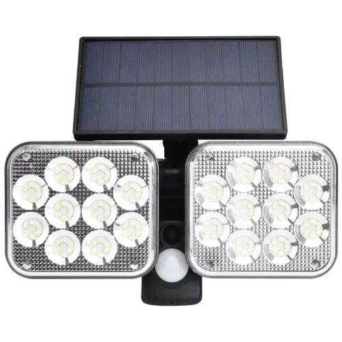 كشاف جداري بالطاقة الشمسية 120 LED بحساس حركة