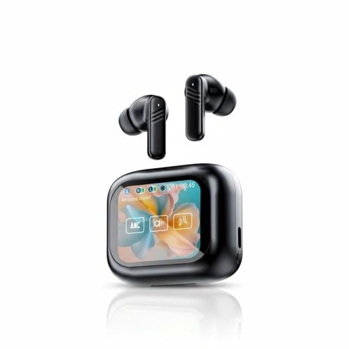 سماعات الأذن اللاسلكية الذكية بشاشة لمس