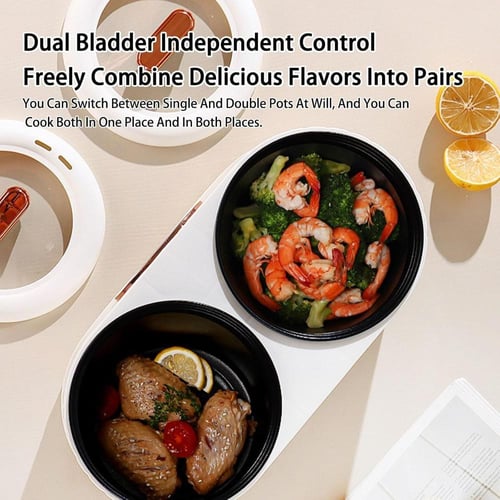 جهاز الطبخ المزدوج الكهربائي بضمان عامين