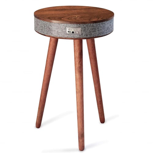 طاولة +شاحن +بطارية +مكبر صوت 360 درجة