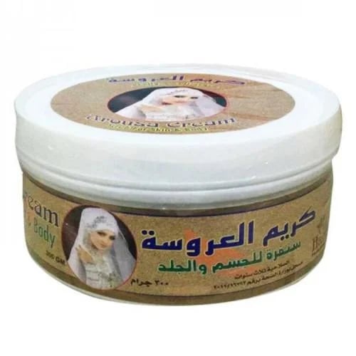 Bride's cream, body and skin exfoliation