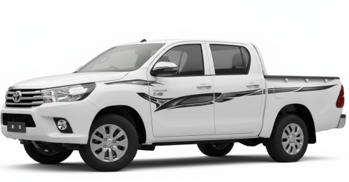 خطوط تويوتا هايلوكس سعودي 2025 غمارتين - ملصقات جا...