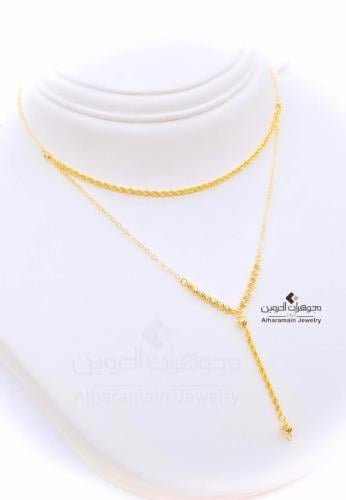 عقد ذهب عيار 21