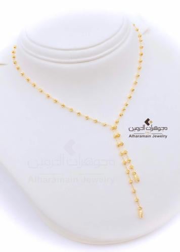 عقد طويل (سبحه) عيار 21