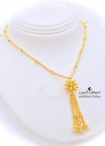 عقد طويل (سبحه) عيار 21