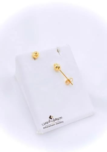 حلق ذهب عيار 21