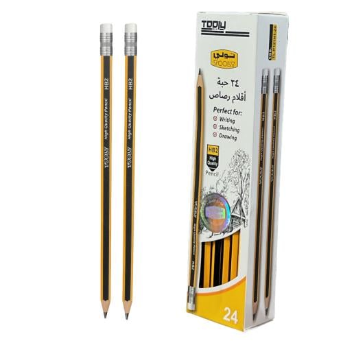 قلم رصاص 24 حبة TOOLY TL-P121H1-24 HB2